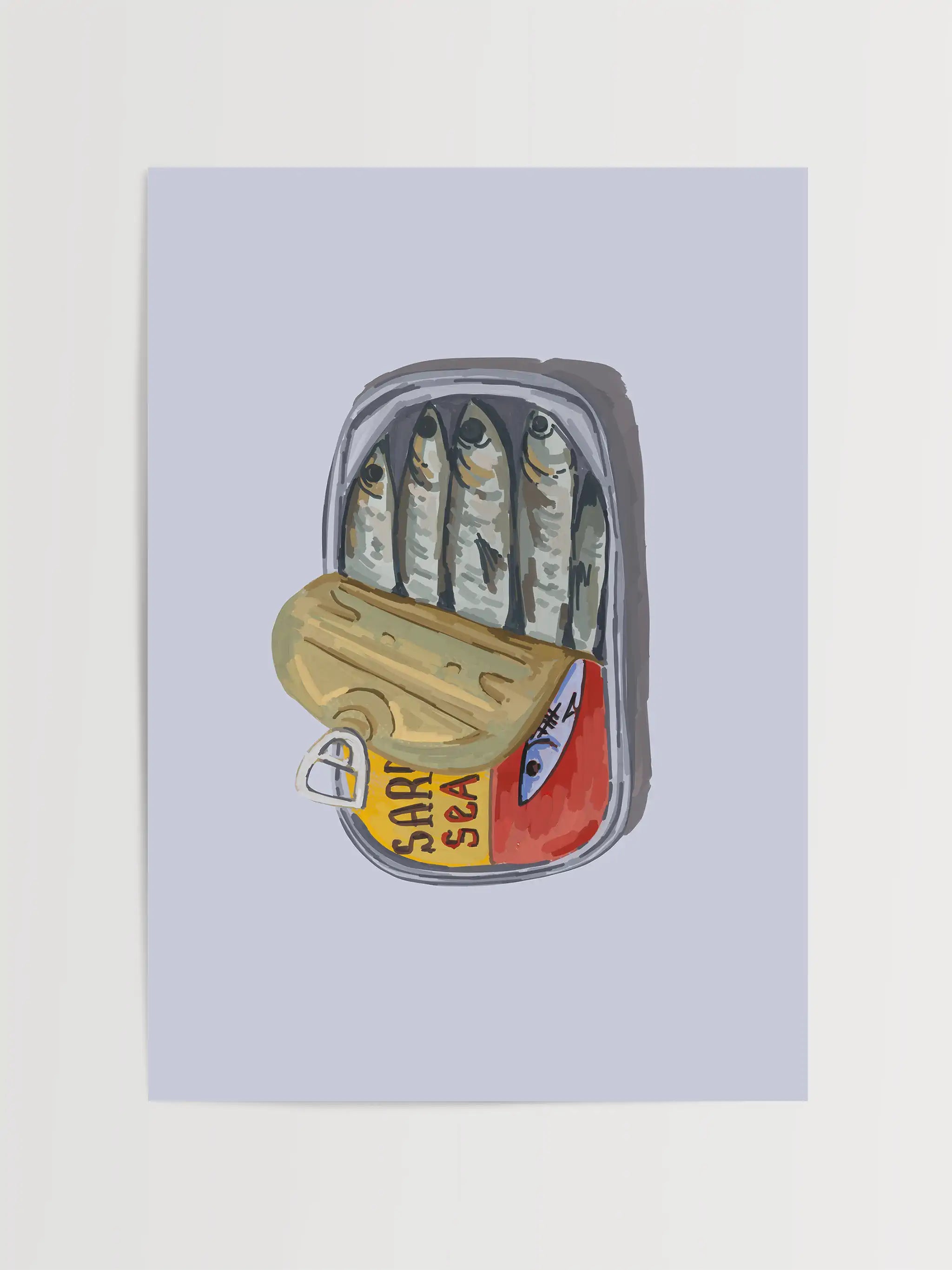 Boîte de sardines vintage